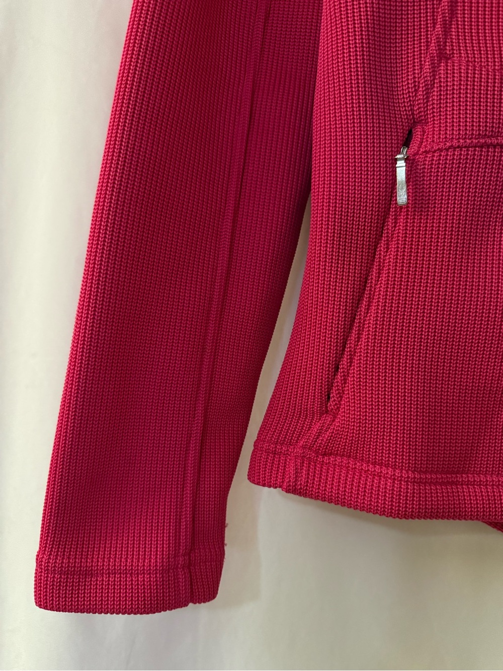 SPYDER Women's Core Fleece Lined Full Zip Sweater Jacket In Hot Pink Size M - Picture 5 of 10